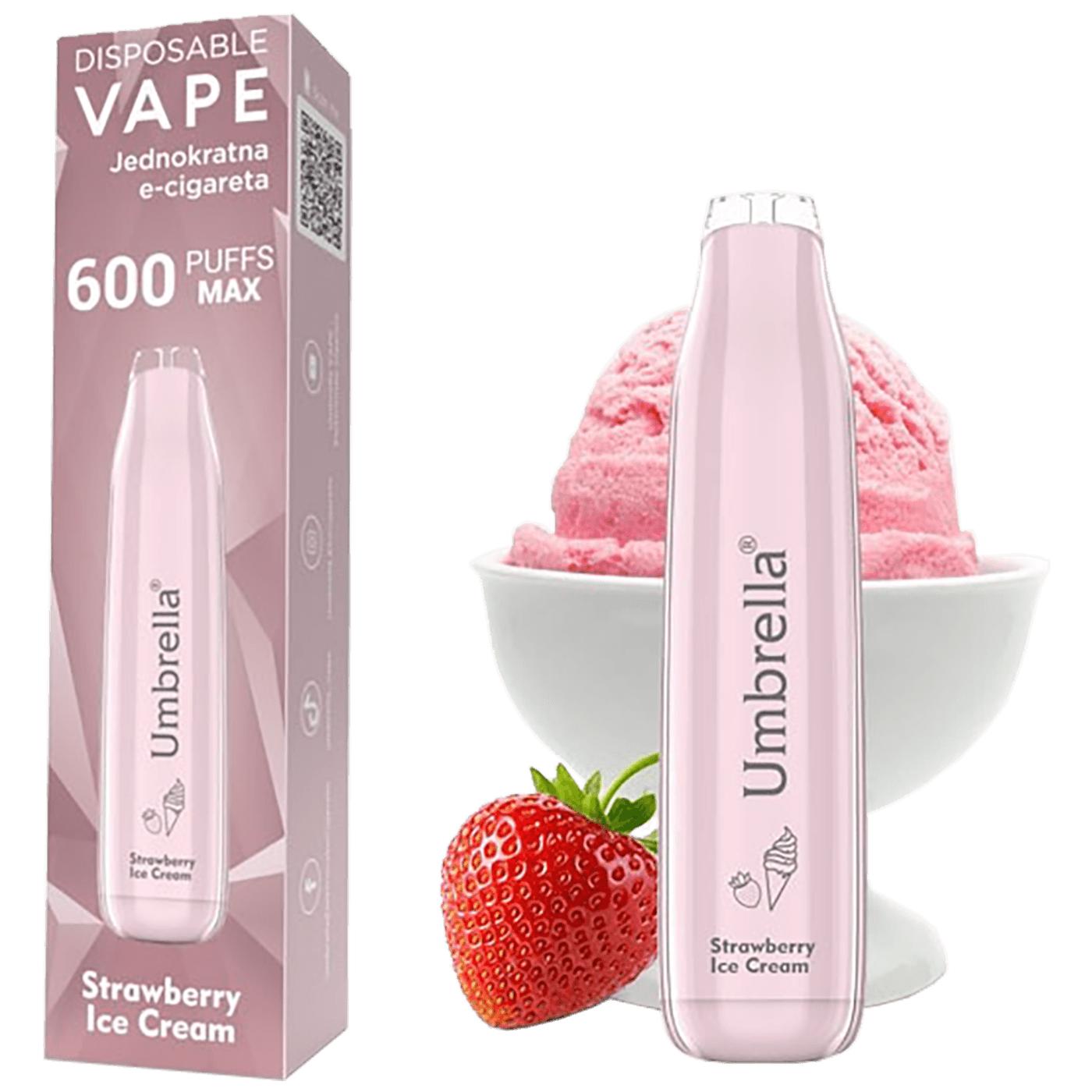 Cigareta elektronska, jednokratna, Strawberry Ice Cream 20mg