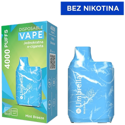 Cigareta elektronska, jednokratna, Mint Breeze 0mg