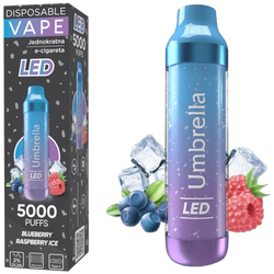 Cigareta elektronska, jednokratna, LED Blueb.Raspb.Ice 20mg
