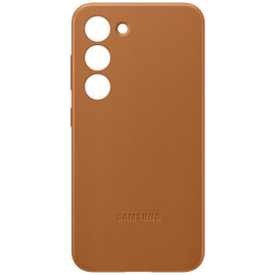 Kožna maska za Samsung S23, Camel