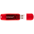 USB Flash drive 128GB Hi-Speed USB 2.0, Rainbow Line, RED