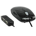 Optički miš 800dpi + 2 x USB HUB i čitačem kartica