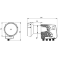 LNB Quad, šum 0,3dB, Home Pro, DVB-S2 ( HD - UHD )