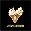 Tekućina za e-cigarete, Vanilla Ice Cream, 30ml, 0mg