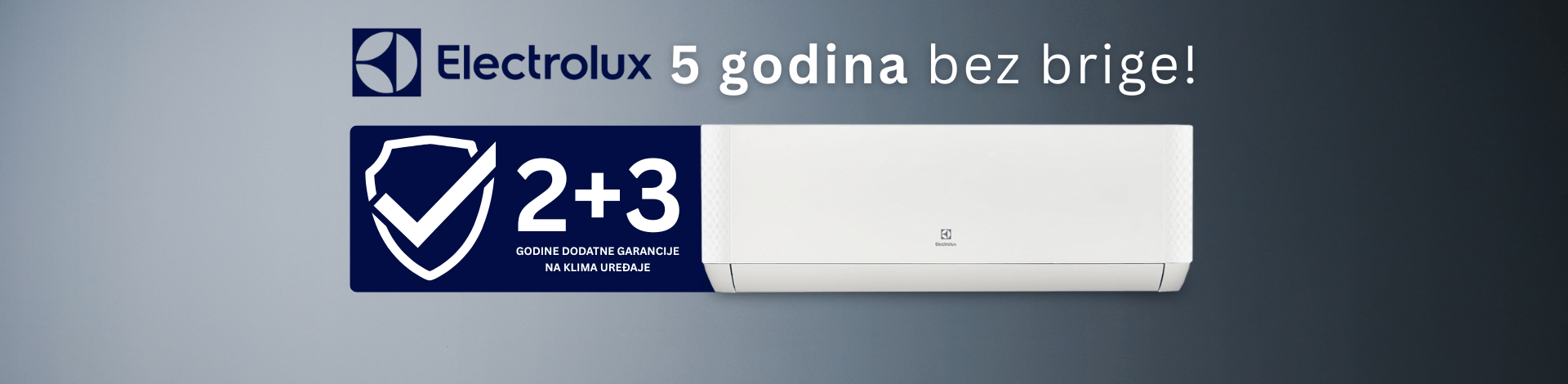 2+3 Electrolux dodatna garancij