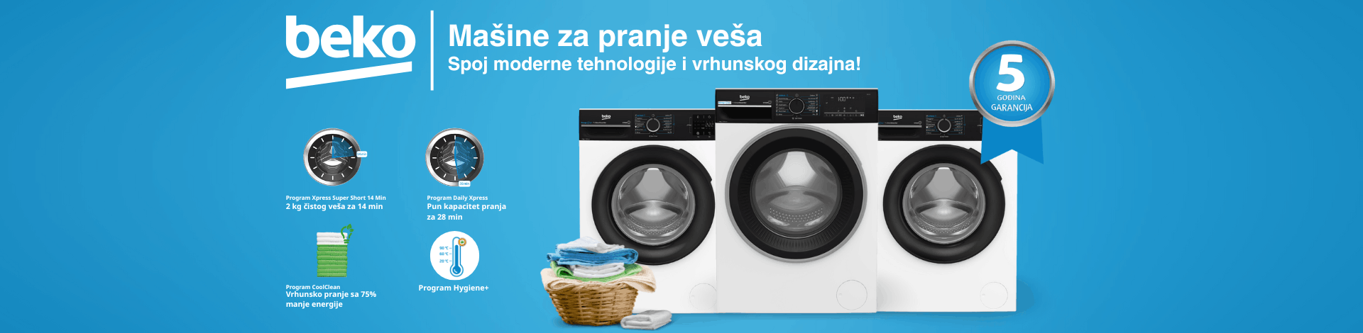 Beko mašine za pranje veša 