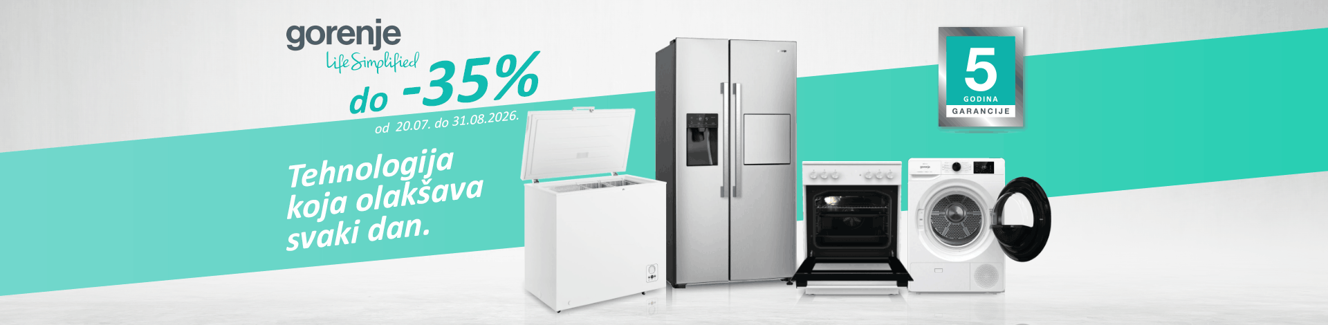 Gorenje akcija do 31.08.