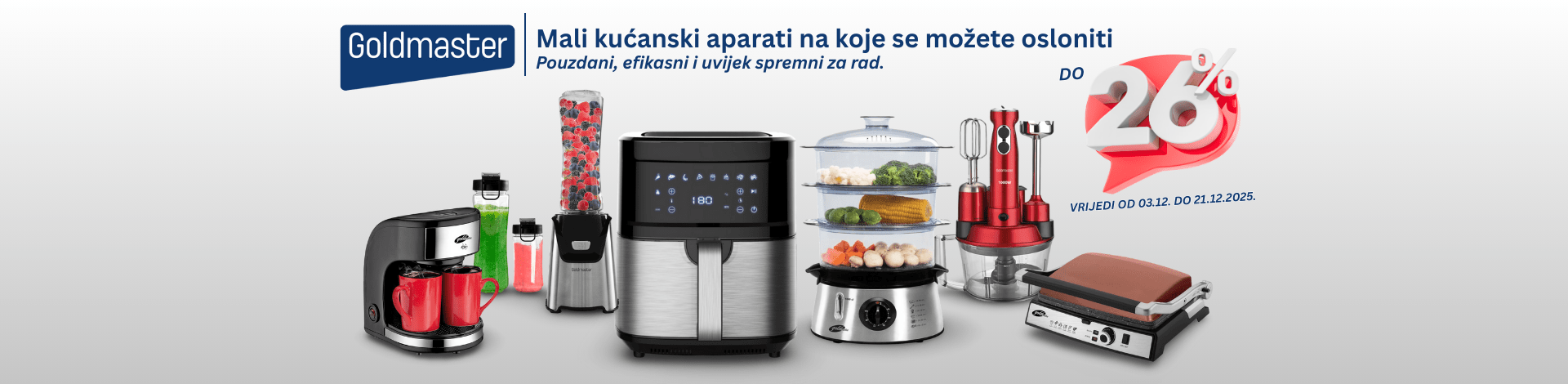Goldmaster mali kućanski aparati 